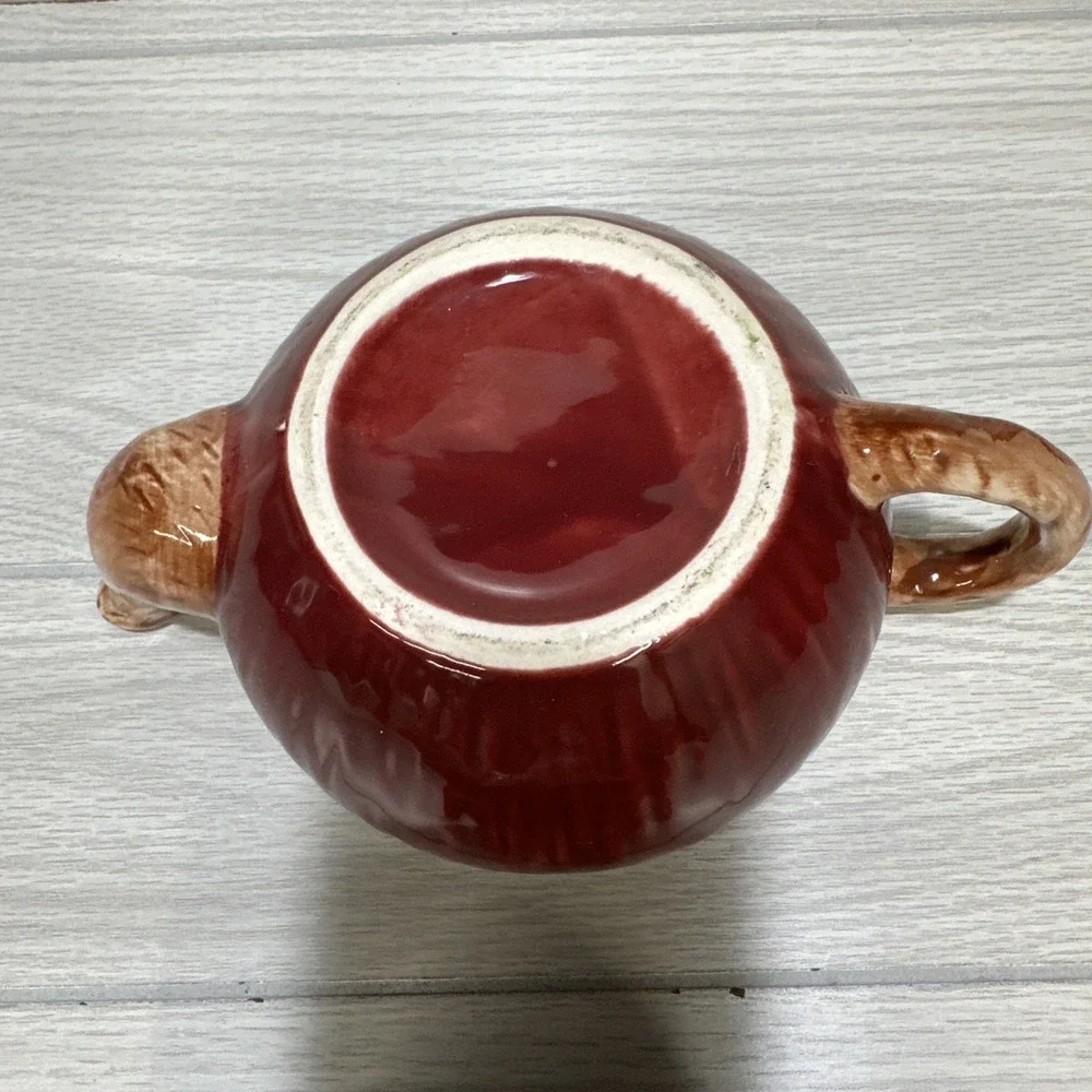 Ceramic Apple Shaped‎ Teapot Kitchen Decor 9 x 5 x 5